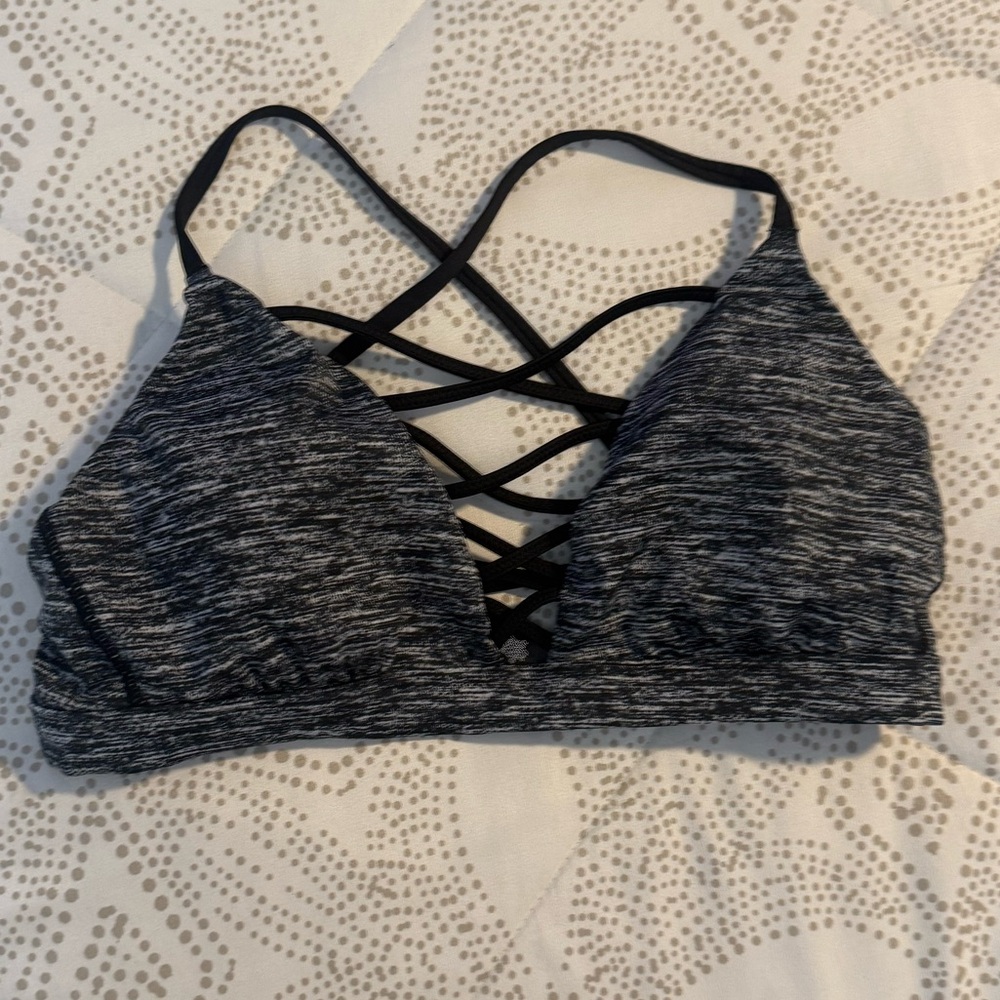 Women's Strappy Gray Bralette